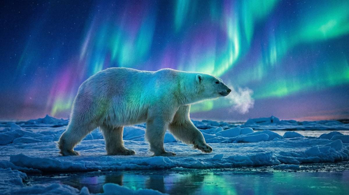 爆料吃瓜网北极熊视频 - 冰原上的白色精灵